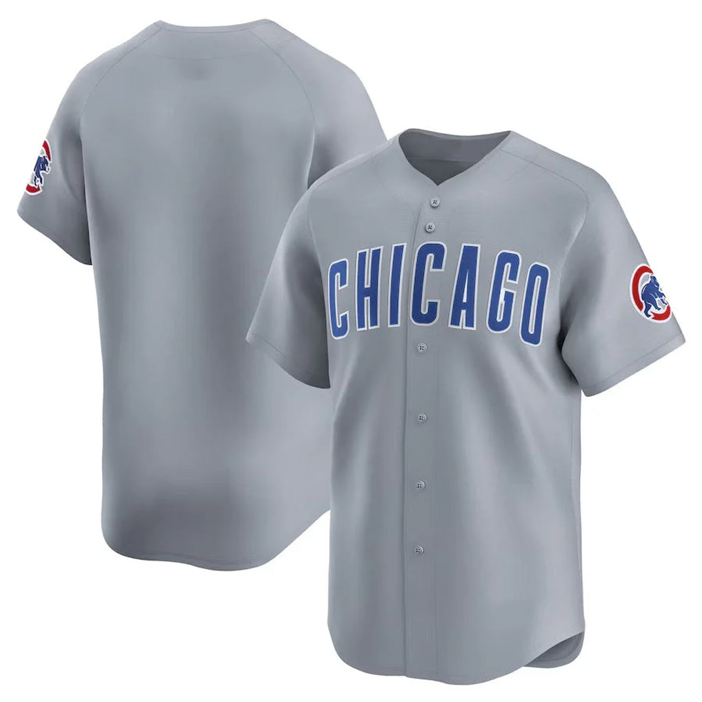 Friene C.Cubs Gray Road Limited Home Game Blank Player Stitched Jerseys