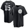 Friene C.Cubs #15 Carson Kelly Player Black Game Stitched Jerseys