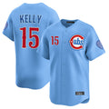 Friene C.Cubs #15 Carson Kelly Player Light Blue Limited Home Stitched Jerseys