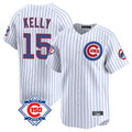 Friene C.Cubs #15 Carson Kelly Player White 150th Anniversary Limited Home Game Stitched Jerseys