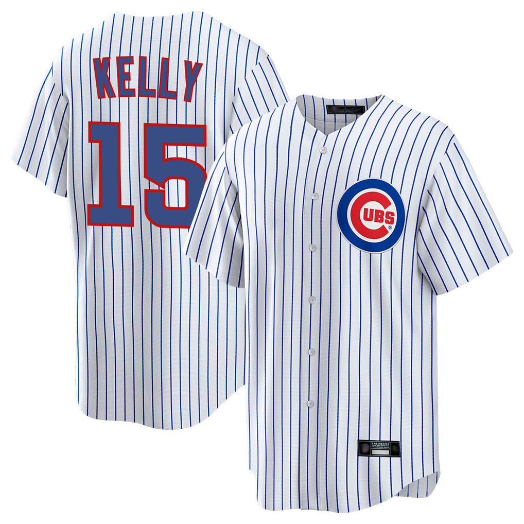 Friene C.Cubs #15 Carson Kelly Player White Game Home Stitched Jerseys