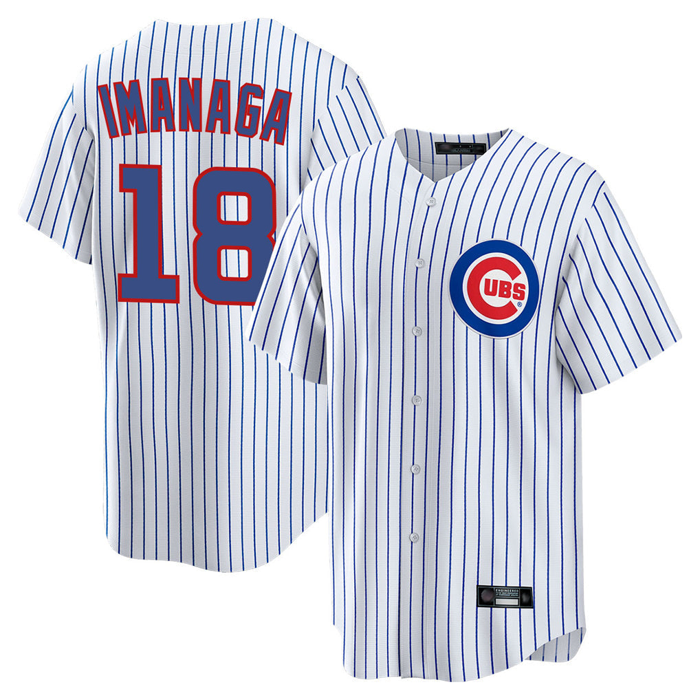 Friene C.Cubs #18 Shota Imanaga Player White Game Home Stitched Jerseys