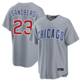 Friene C.Cubs #23 Ryne Sandberg Player Gray Home Game Stitched Jerseys