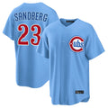 Friene C.Cubs #23 Ryne Sandberg Player Light Blue Home Game Stitched Jerseys