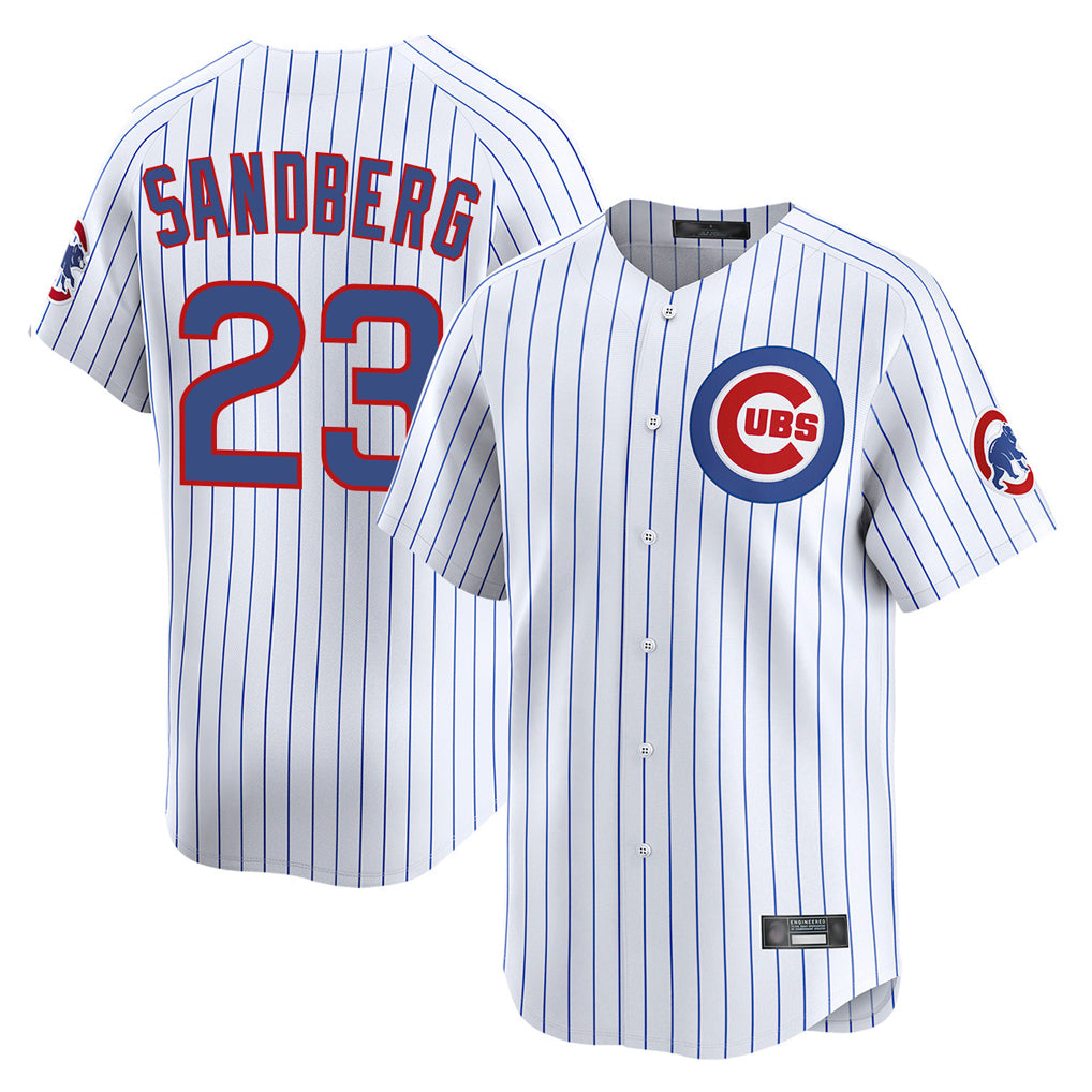 Friene C.Cubs #23 Ryne Sandberg Player White Limited Home Game Stitched Jerseys