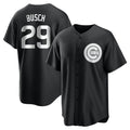 Friene C.Cubs #29 Michael Busch Player Black Game Stitched Jerseys