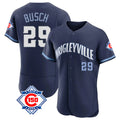 Friene C.Cubs #29 Michael Busch Player Navy City Connect 150th Anniversary Limited Elite Home Stitched Jerseys