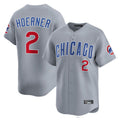 Friene C.Cubs #2 Nico Hoerner Player Gray Road Limited Home Stitched Jerseys
