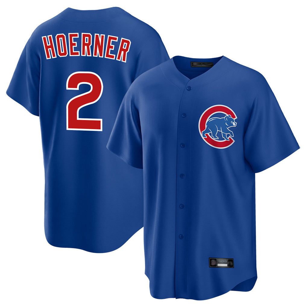 Friene C.Cubs #2 Nico Hoerner Player Royal Home Game Stitched Jerseys