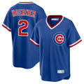 Friene C.Cubs #2 Nico Hoerner Player Royal T-shirt Cooperstown Collection Limited Stitched Jerseys