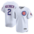 Friene C.Cubs #2 Nico Hoerner Player White Limited Home Game Stitched Jerseys
