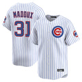 Friene C.Cubs #31 Greg Maddux Player White Limited Home Game Stitched Jerseys