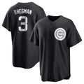 Friene C.Cubs #3 Alex Bregman Player Black Game Stitched Jerseys