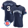 Friene C.Cubs #3 Alex Bregman Player Navy City Connect 150th Anniversary Limited Home Stitched Jerseys