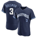 Friene C.Cubs #3 Alex Bregman Player Navy City Connect Limited Elite Home Stitched Jerseys