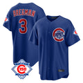 Friene C.Cubs #3 Alex Bregman Player Royal 150th Anniversary Home Game Stitched Jerseys