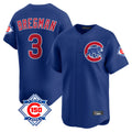 Friene C.Cubs #3 Alex Bregman Player Royal 150th Anniversary Limited Home Stitched Jerseys