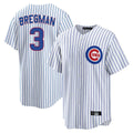 Friene C.Cubs #3 Alex Bregman Player White Game Home Stitched Jerseys