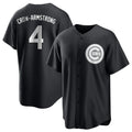 Friene C.Cubs #4 Pete Crow-Armstrong Player Black Game Stitched Jerseys