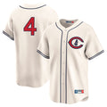 Friene C.Cubs #4 Pete Crow-Armstrong Player Cream Field of Dreams Limited Home Game Stitched Jerseys
