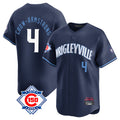 Friene C.Cubs #4 Pete Crow-Armstrong Player Navy City Connect 150th Anniversary Limited Home Stitched Jerseys