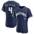 Friene C.Cubs #4 Pete Crow-Armstrong Player Navy City Connect Limited Elite Home Stitched Jerseys