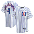 Friene C.Cubs #4 Pete Crow-Armstrong Player White Game Home Stitched Jerseys