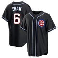 Friene C.Cubs #6 Matt Shaw Player Black Fashion Out Game Stitched Jerseys