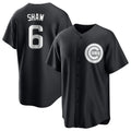 Friene C.Cubs #6 Matt Shaw Player Black Game Stitched Jerseys