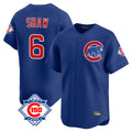 Friene C.Cubs #6 Matt Shaw Player Royal 150th Anniversary Limited Home Stitched Jerseys