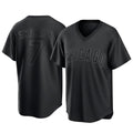 Friene C.Cubs #7 Dansby Swanson Player Black T-shirt Home Game Stitched Jerseys