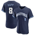 Friene C.Cubs #8 Ian Happ Player Navy City Connect Limited Elite Home Stitched Jerseys