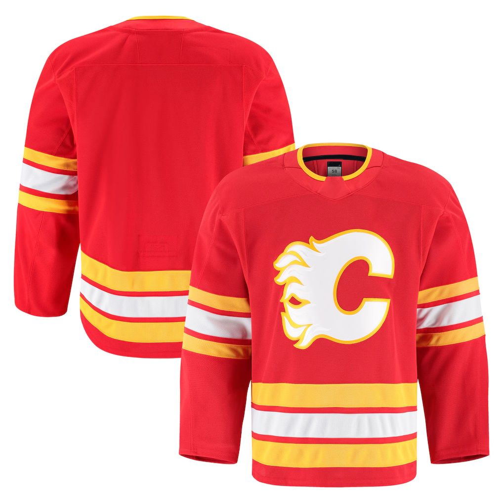 Friene C.Flames Red Home Authentic Pro Jerseys