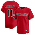 Friene C.Guardians #11 Jose Ramirez Player Red Limited Home Stitched Jerseys