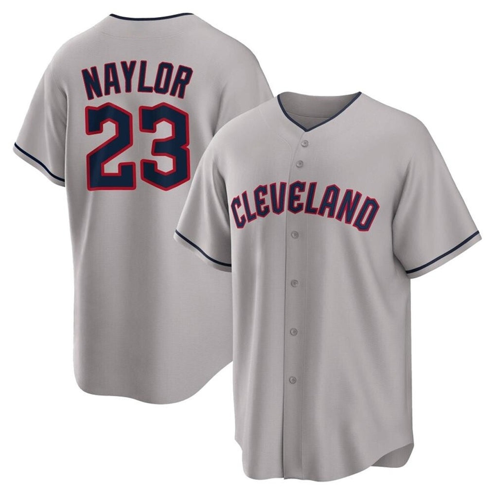 Friene C.Guardians #23 Bo Naylor Player Gray Game Home Stitched Jerseys