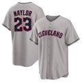 Friene C.Guardians #23 Bo Naylor Player Gray Game Home Stitched Jerseys