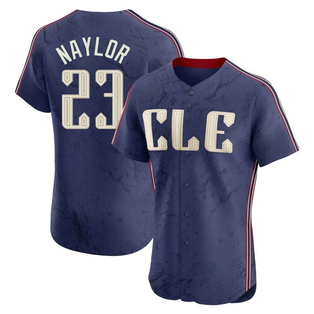 Friene C.Guardians #23 Bo Naylor Player Navy City Connect Limited Elite Home Stitched Jerseys
