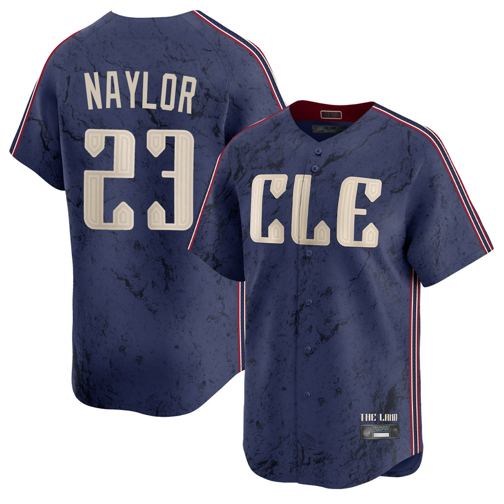 Friene C.Guardians #23 Bo Naylor Player Navy City Connect Limited Home Stitched Jerseys