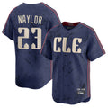 Friene C.Guardians #23 Bo Naylor Player Navy City Connect Limited Home Stitched Jerseys