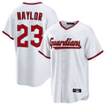 Friene C.Guardians #23 Bo Naylor Player White Game Home Stitched Jerseys