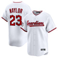 Friene C.Guardians #23 Bo Naylor Player White Limited Home Game Stitched Jerseys