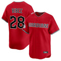 Friene C.Guardians #28 Tanner Bibee Player Red Limited Home Stitched Jerseys