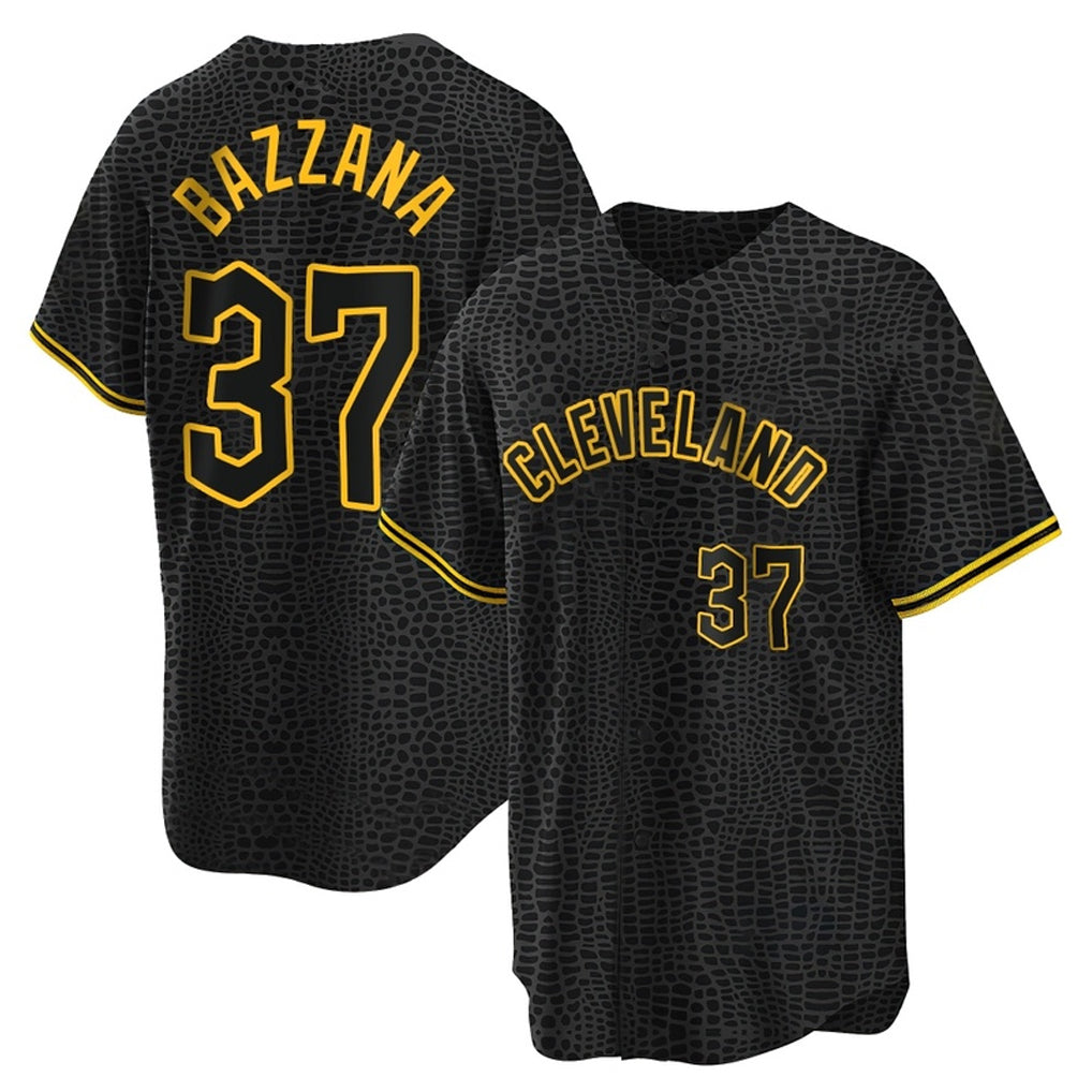 Friene C.Guardians #37 Travis Bazzana Player Black Snake Skin City Home Game Stitched Jerseys