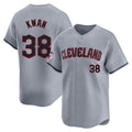 Friene C.Guardians #38 Steven Kwan Player Gray Road Limited Home Stitched Jerseys