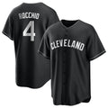Friene C.Guardians #4 Brayan Rocchio Player Black Home Game Stitched Jerseys