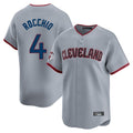 Friene C.Guardians #4 Brayan Rocchio Player Gray Road Limited Home Game Stitched Jerseys