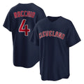 Friene C.Guardians #4 Brayan Rocchio Player Navy Game Home Stitched Jerseys