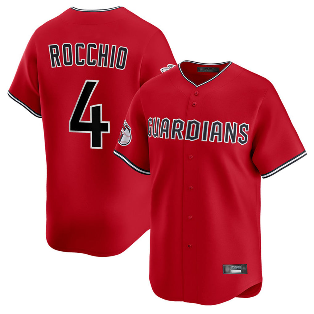 Friene C.Guardians #4 Brayan Rocchio Player Red Limited Home Stitched Jerseys