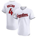Friene C.Guardians #4 Brayan Rocchio Player White Limited Elite Home Stitched Jerseys