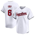 Friene C.Guardians #6 David Fry Player White Limited Home Stitched Jerseys